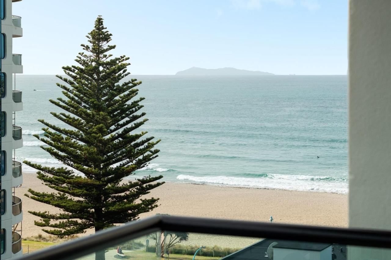 Superb Elevated Views Of Harbour With Heated Pool, Gym & Parking Apartamento Mount Maunganui Exterior foto